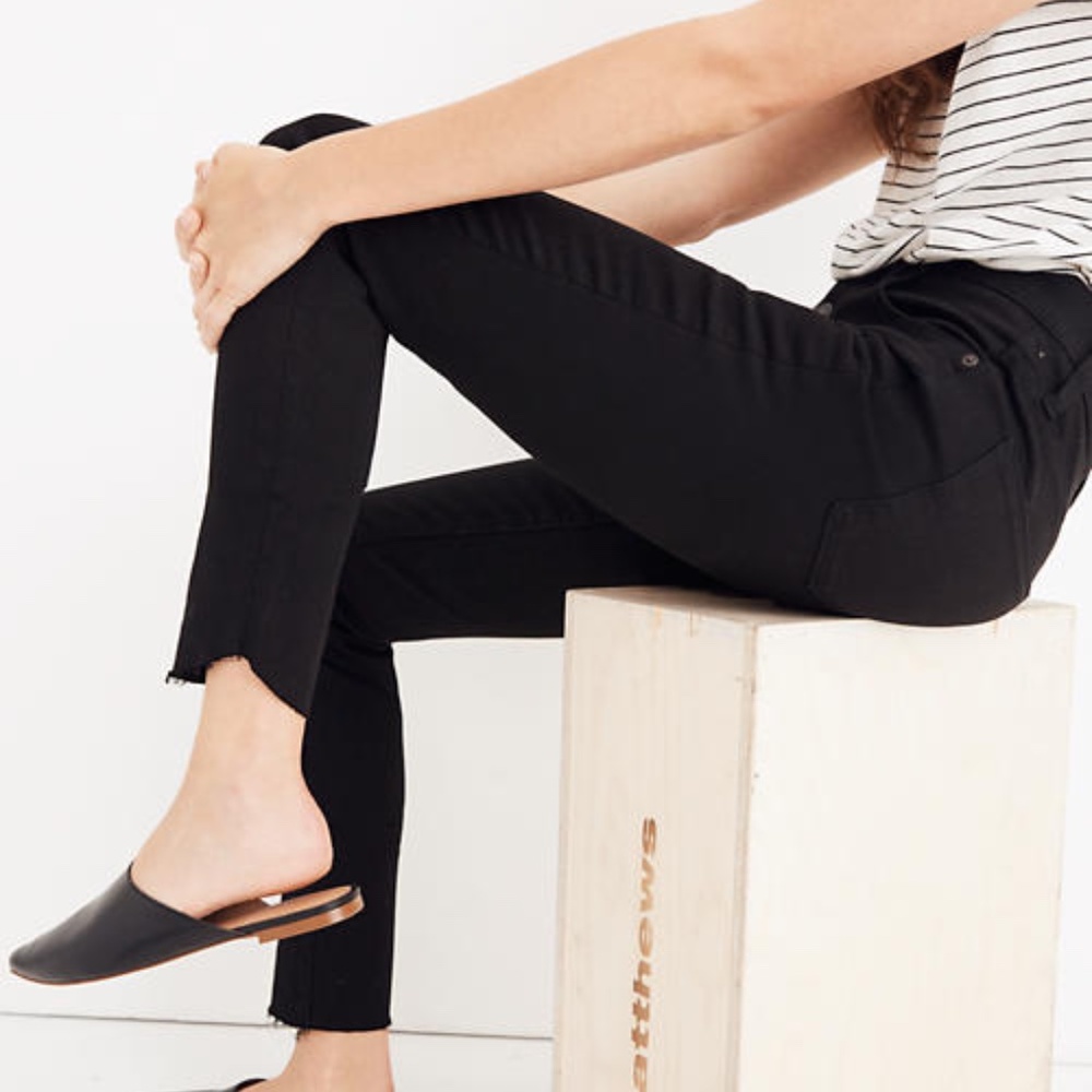 Petite 10" High-Rise Skinny Jeans Tulip-Hem